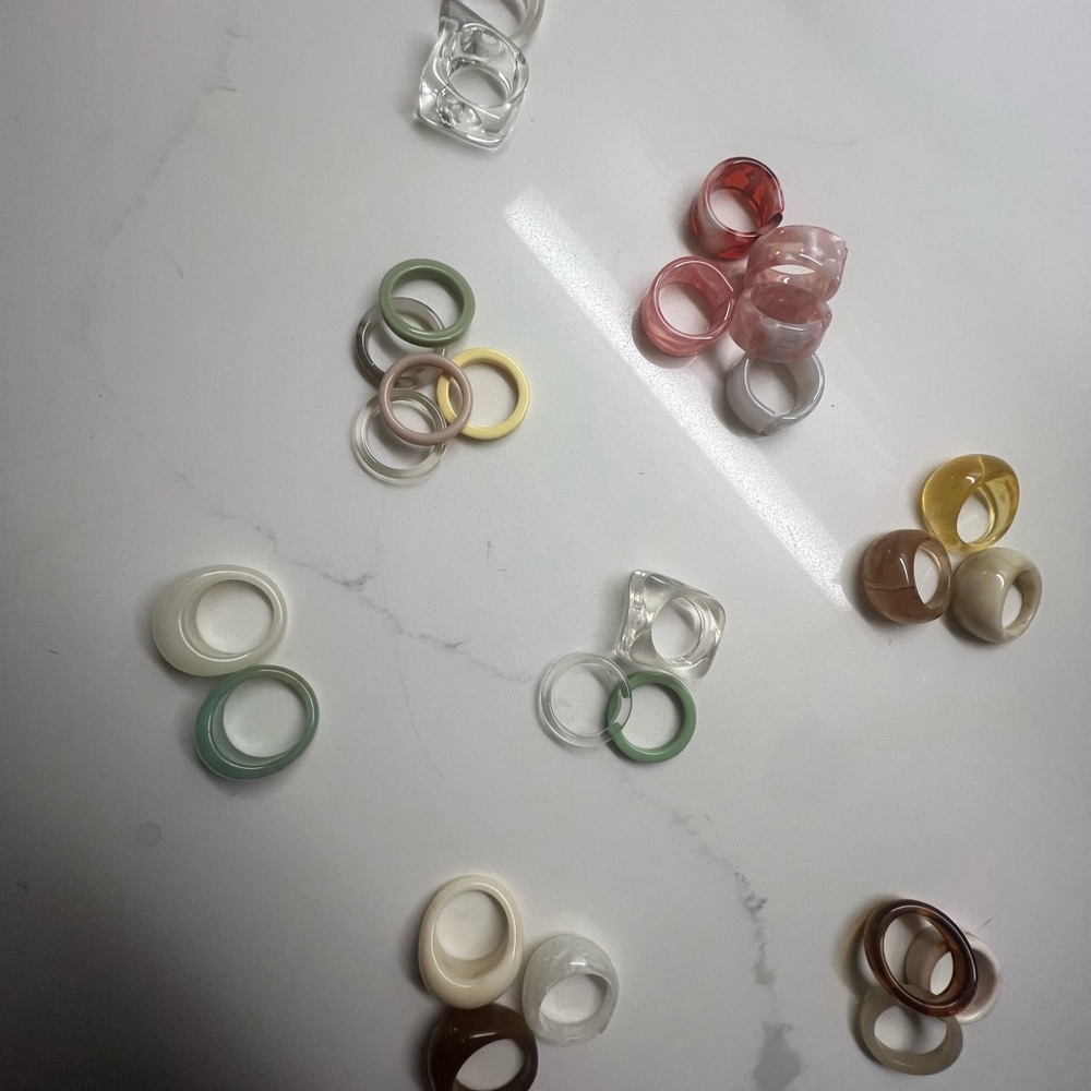 Assorted Resin Rings - Picture 6 of 8